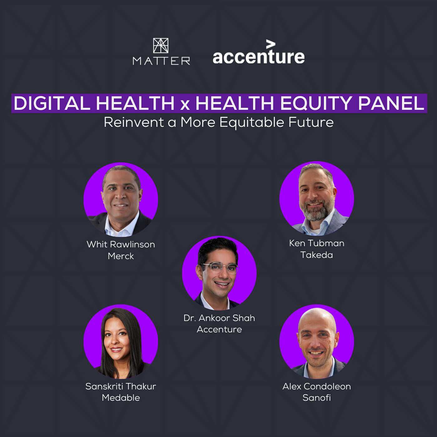 Digital Health x Health Equity Panel: Reinvent a More Equitable Future - podcast episode cover